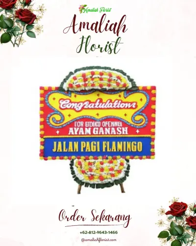 Bunga Papan Congratulation di Kalibanger